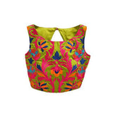 Latest Designer Blouse Multicolored Embroidered Work Unstitched Blouse Readymade Blouses