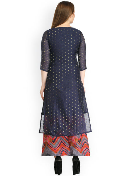 Palazzo Suits Navy Grey Plazo Salwar Suits Buy Palazzo Suits for