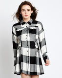 black-&-white-block-printed-full-sleeves-style-shirt-mini-dress