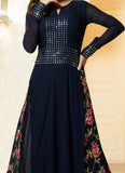 Designer-Anarkali-Suit-Tikki-Worked-Black-Georgette-Anarkali-Suit