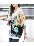 Latest Design Top Love Of Butterfly Apricot Oversize Chiffon Blouse Tops For Girls