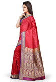 Banarasi-Art-Silk-Saree-Red-Woven-Designer-Handmade-Banarasi-Silk-Saree