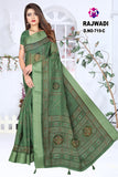 Women's Pure Cotton Saree with Pattern and Sequins Work