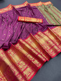 Pure Mercerized Cotton Silk Narayan Pattu Saree