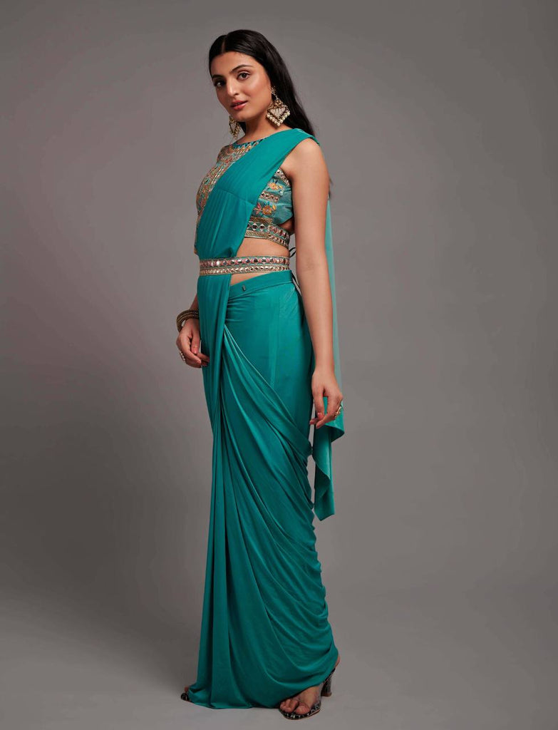 Indo western/ Ready to wear/ Saree/ Gown / Dress - Women - 1754602983