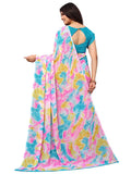 Women's Marble Printed Summer Special Georgette Saree