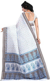 Gorgeous White Cotton Saree For Women -Sari