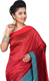 Fabulous Cotton Silk Red,Blue Saree For Women -Sari