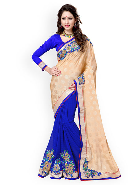 fs-6-traditional-party-wear-sarees-floral-border-and-floral-patch-work-festival-sarees