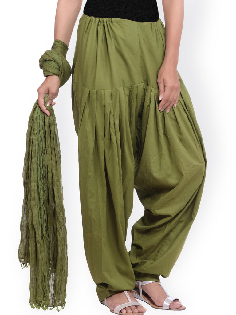 Buy Green Printed Patiala Pants Online  Aurelia