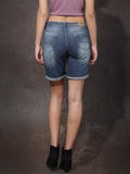 Roadster-Women-Blue-Washed-Denim-Shorts-Women-Western-Wear