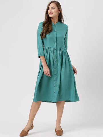 turqoussis-plain-long-midi-shirt-dress-online-designer-dressses-for-women