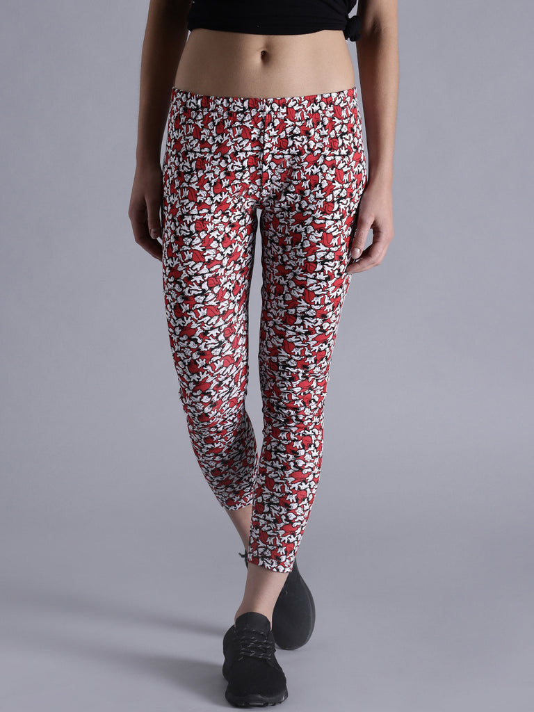 Buy Printed Maroon Legging with Yellow Print Online in India at Lowest  Prices - Price in India - buysnip.com