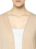 Long Shrugs Beige Color Plain Shrugs Designer Cape