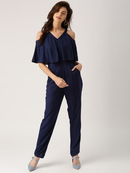 Bollywood's Trendy Navy Blue Jumpsuit For Women