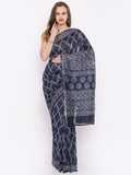 printed-chanderi-sarees-navy-blue-pure-chanderi-silk-saree