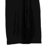 Latest Designer Abayas Lycra Stitched Black Abaya With Patch Work