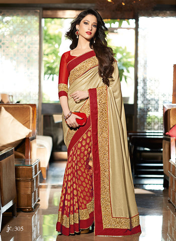 Designer-Half-&-Half-Designer-Latest-Fashion-Saree-lady-054-Women-Sarees