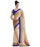Pure Chiffon Saree With Beautiful Border With Blouse Piece