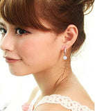 Platinum Plated Crystal Clip-On Earrings For Girls
