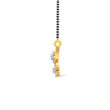 Designer Jewellery 18kt Yellow Gold And Diamond Mangalsutra For Women