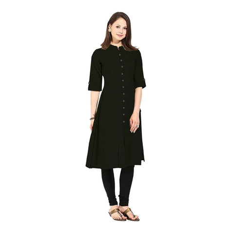 anarkali-kurtis-black-color-plain-cotton-anarkali-kurtis-a029