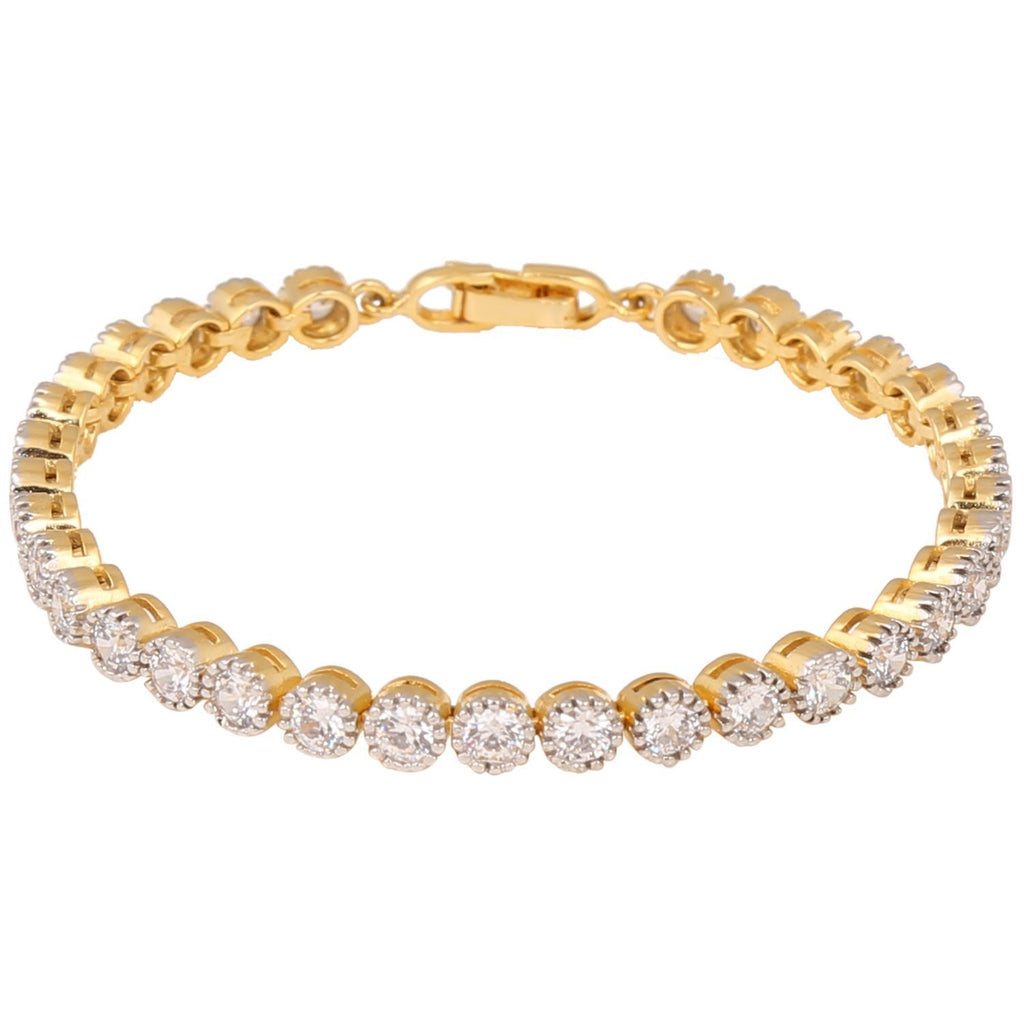 Elegant Real Diamond Bracelet (DAG00013) | Satva Gold