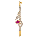 American Diamond Gold Plated Bangle Bracelet For Women And Girls