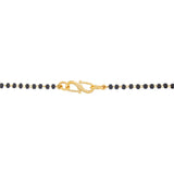 Latest Designer Jewellery Collection Luxor Gold & Black Pearl Studded Mangalsutra Necklace For Women