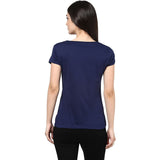 Online Girls s T Shirt Navy Blue Color Casual T-Shirt For Girls s Ladyindia9