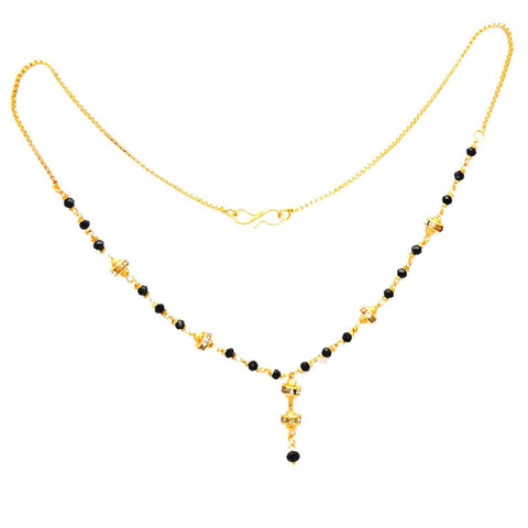 Designer Stylish & Trendy Beads Gold Plated Mangalsutra Necklace Chain For Women