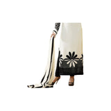 Faux Cotton Salwar Suit Dress Material Flower Print Design Office Wear Suit Dress