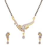 Designer Jewellery Gold Plated Gold & Silver Fashionable Mangalsutra For Women