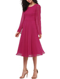 Latest Designer Hot Pink Georgtee Dress