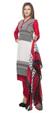 Women'S Faux Cotton Multicolor Salwar Suits With Duptta Set Casual Dress Material