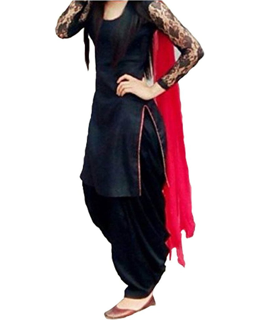 NEW PATIALA STYLE SHALWAR KAMEEZ (761) FULL EMBROIDERED COMPLETE 3 PIECE  SUIT - Shaz.pk