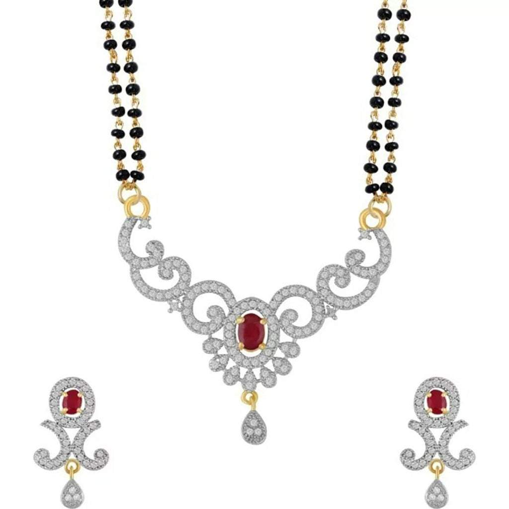 Buy Aaliya Infinity Diamond Mangalsutra Online | CaratLane