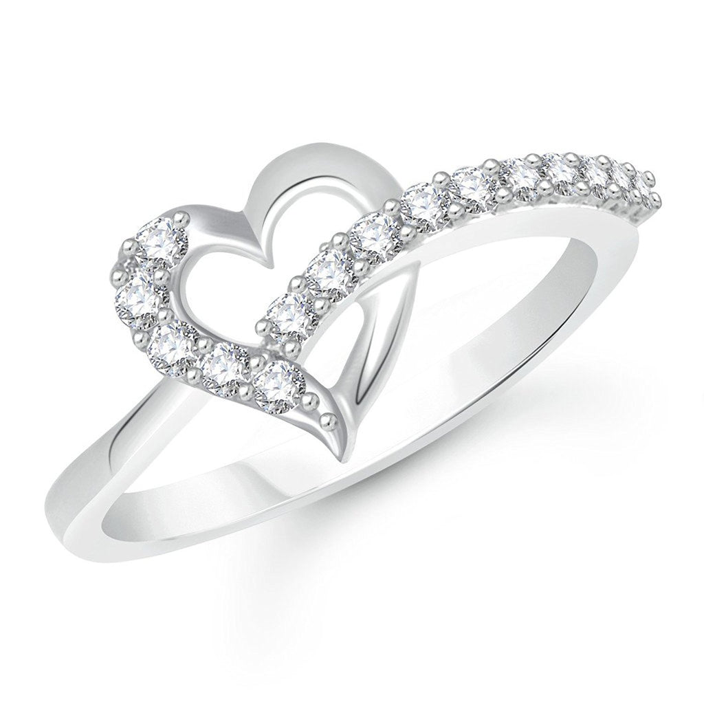 Charm Ladies Hollow Heart Open Ring Finger Adjustable Love Women Girl  Jewellery | eBay