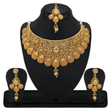 Gold Plated Combo Of 3 Necklace Earring Set For Women