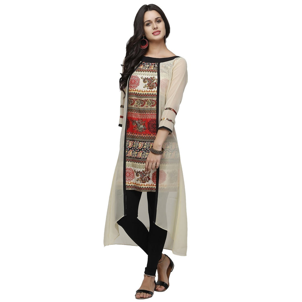 Buy Fabster Womens smart fit straight multi Colour Kurti Online  Get 60  Off