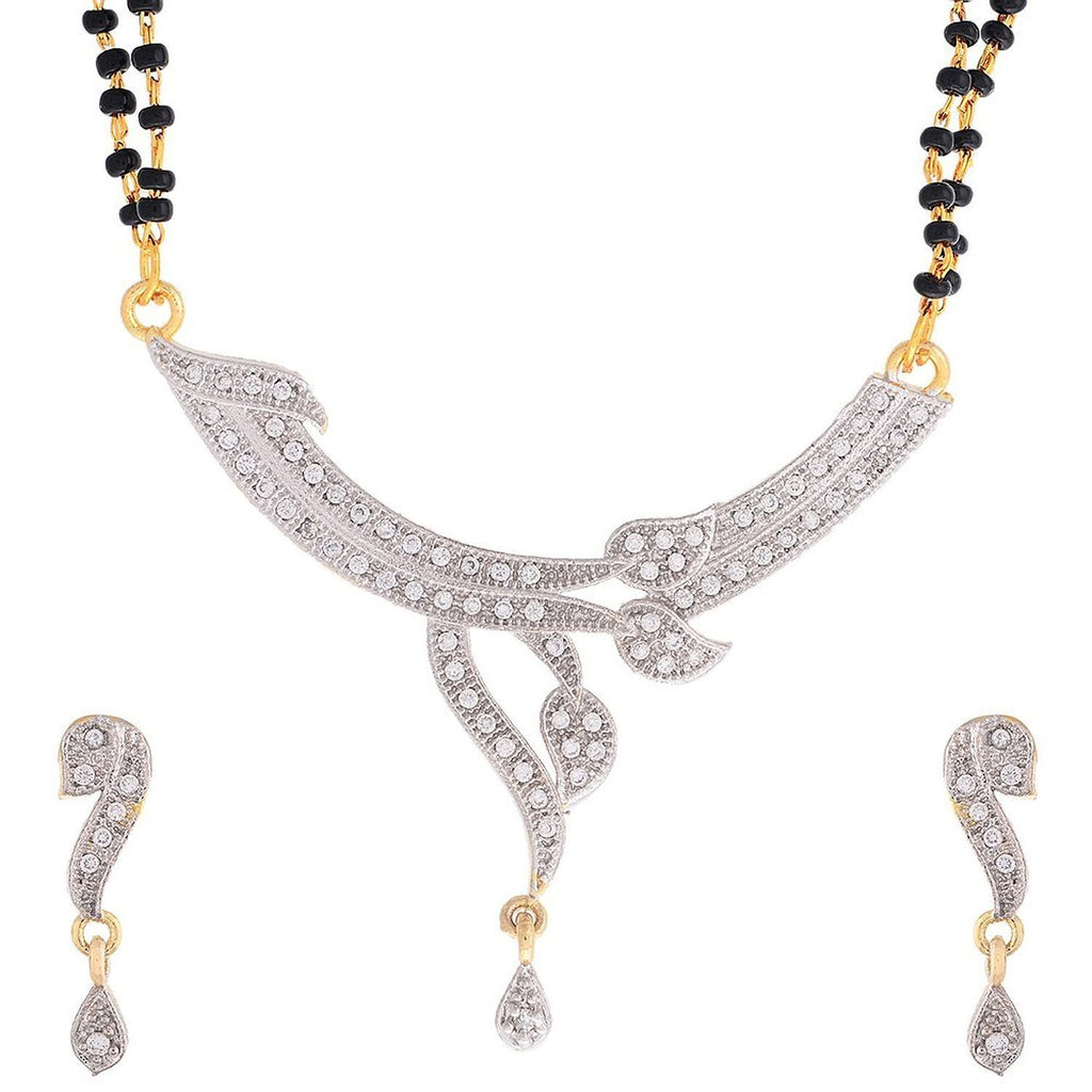 Maharashtrian Long Mangalsutra | Gold Mangalsutra Set With Earrings –  Digital Dress Room