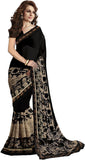 Designer-Black-Georgette-Printed-Saree-lady-053-Party-Wear-Saree