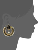 Tear Drop Earrings For Women Black