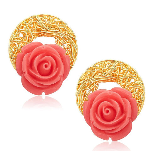 Classic Gold Plated Earrings For Women
