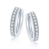 Sterling-Silver Stud Earring For Women White