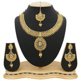 Gold Plated Combo Of 3 Necklace Earring Set For Women