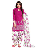 New Printed Unstitched Regular Wear Punjabi Suits Dress Material Designer Patiyala Suit