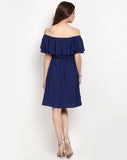 online-dresses-off-shoulder-ruffle-sleeve-royal-blue-dress