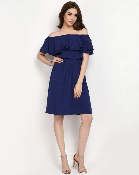 online-dresses-off-shoulder-ruffle-sleeve-royal-blue-dress