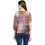 Multicolor Printed Tops For Girls Ladyindia62